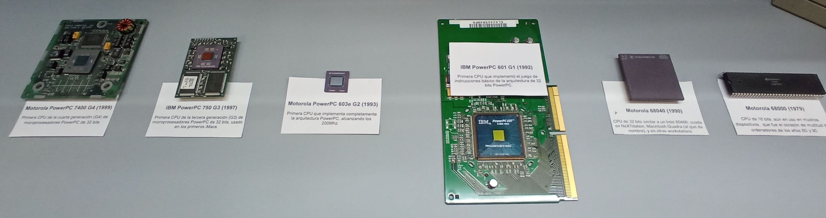 Microprocesadores usados por Apple en sus primeros 20 años